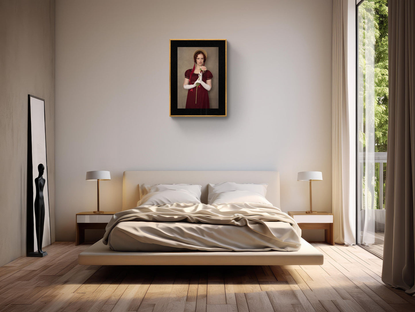 In plain sight Fine Art Portrait – A Regency rebel,Wall Art, Giclée Print