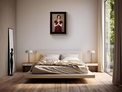 In plain sight Fine Art Portrait – A Regency rebel,Wall Art, Giclée Print