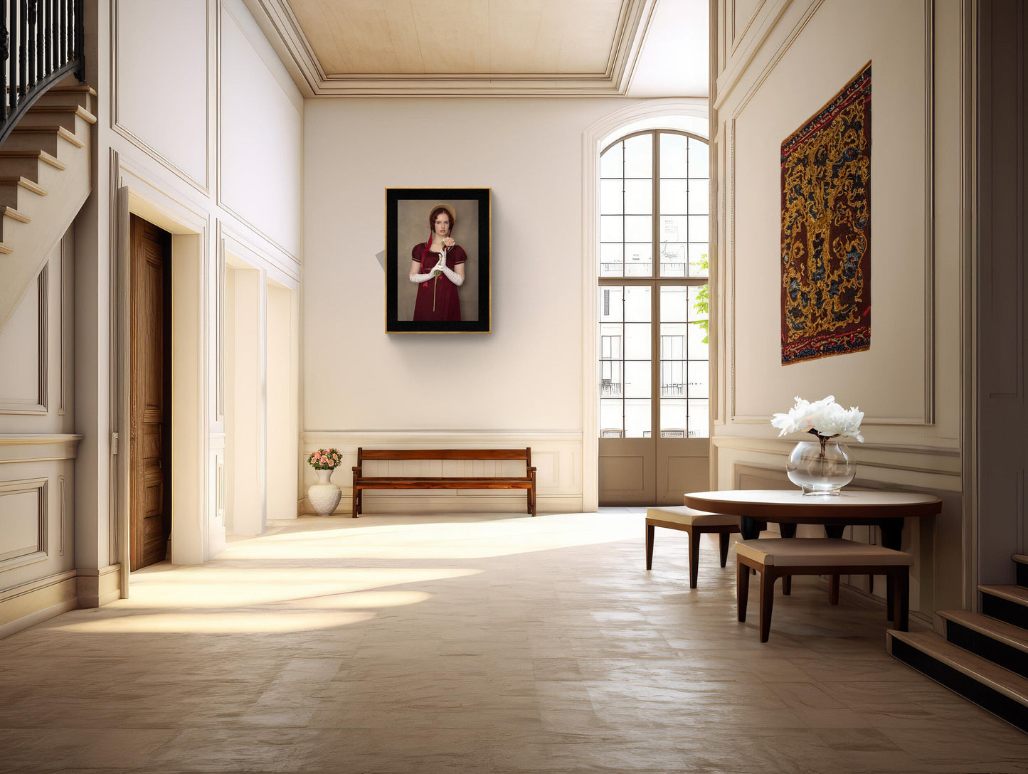 In plain sight Fine Art Portrait – A Regency rebel,Wall Art, Giclée Print