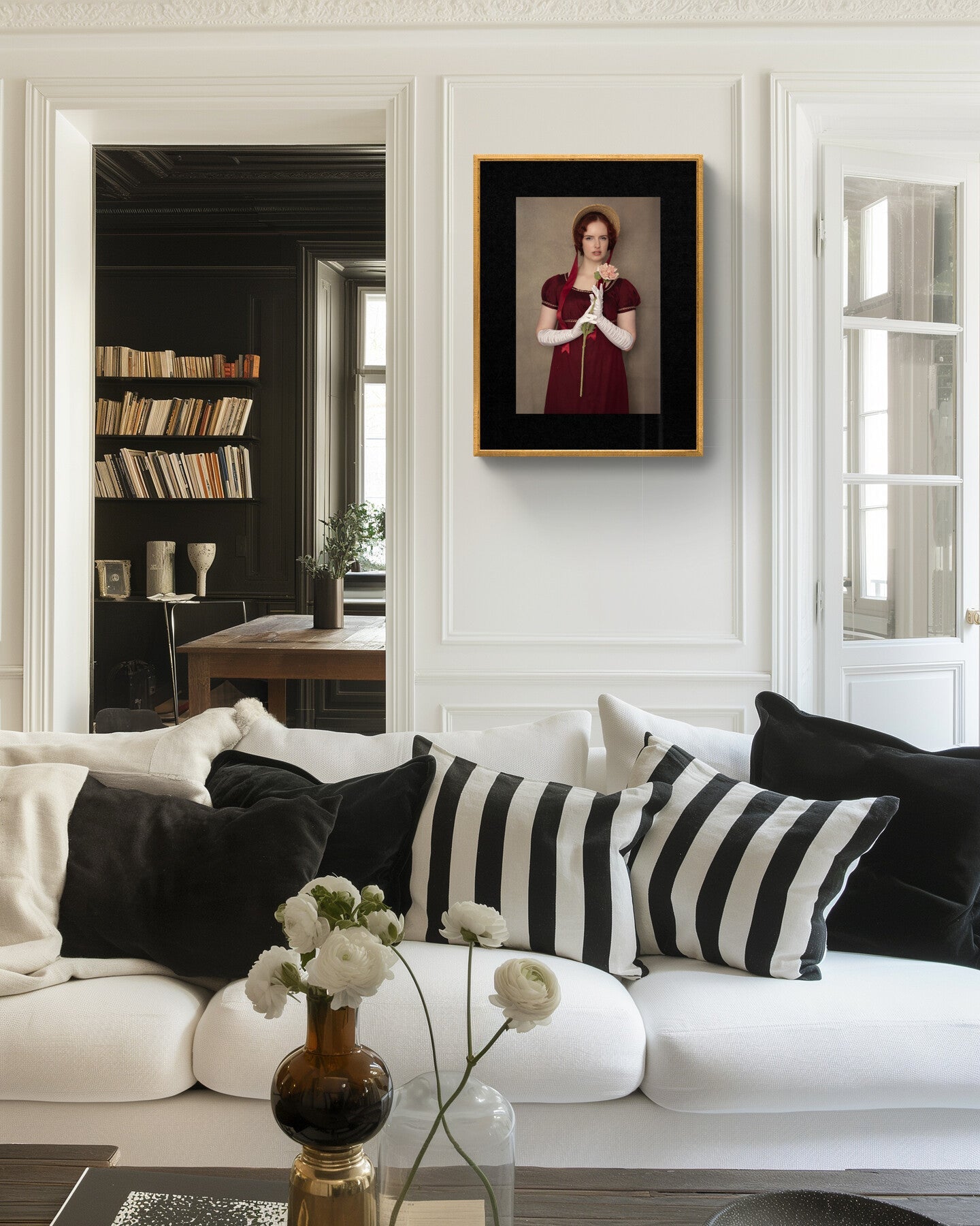 In plain sight Fine Art Portrait – A Regency rebel,Wall Art, Giclée Print