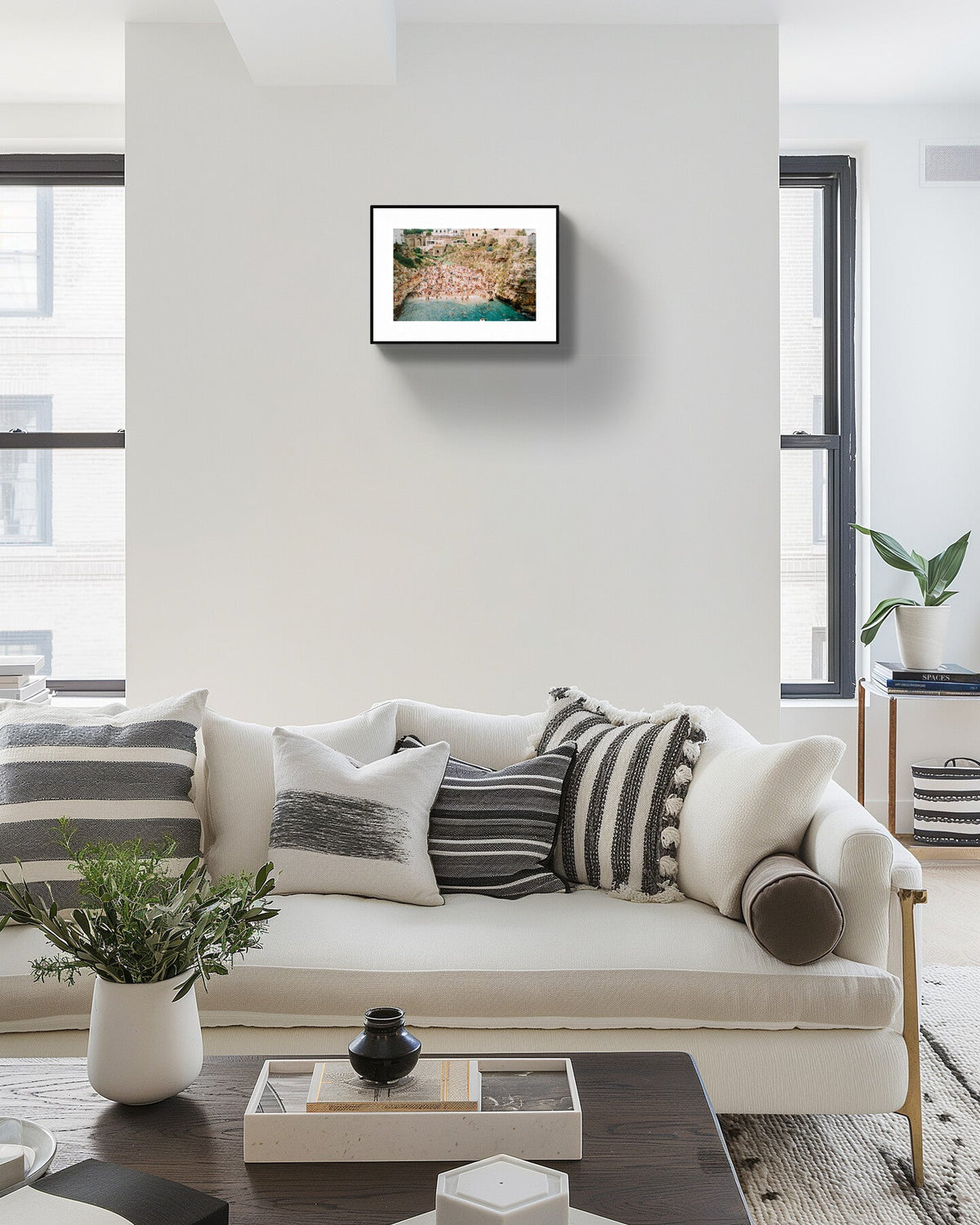 Polignano A Mare, Lama Monachile Beach Eco-Friendly Wall Art – Coastal Decor, Giclée Print Rue Paradis Prints