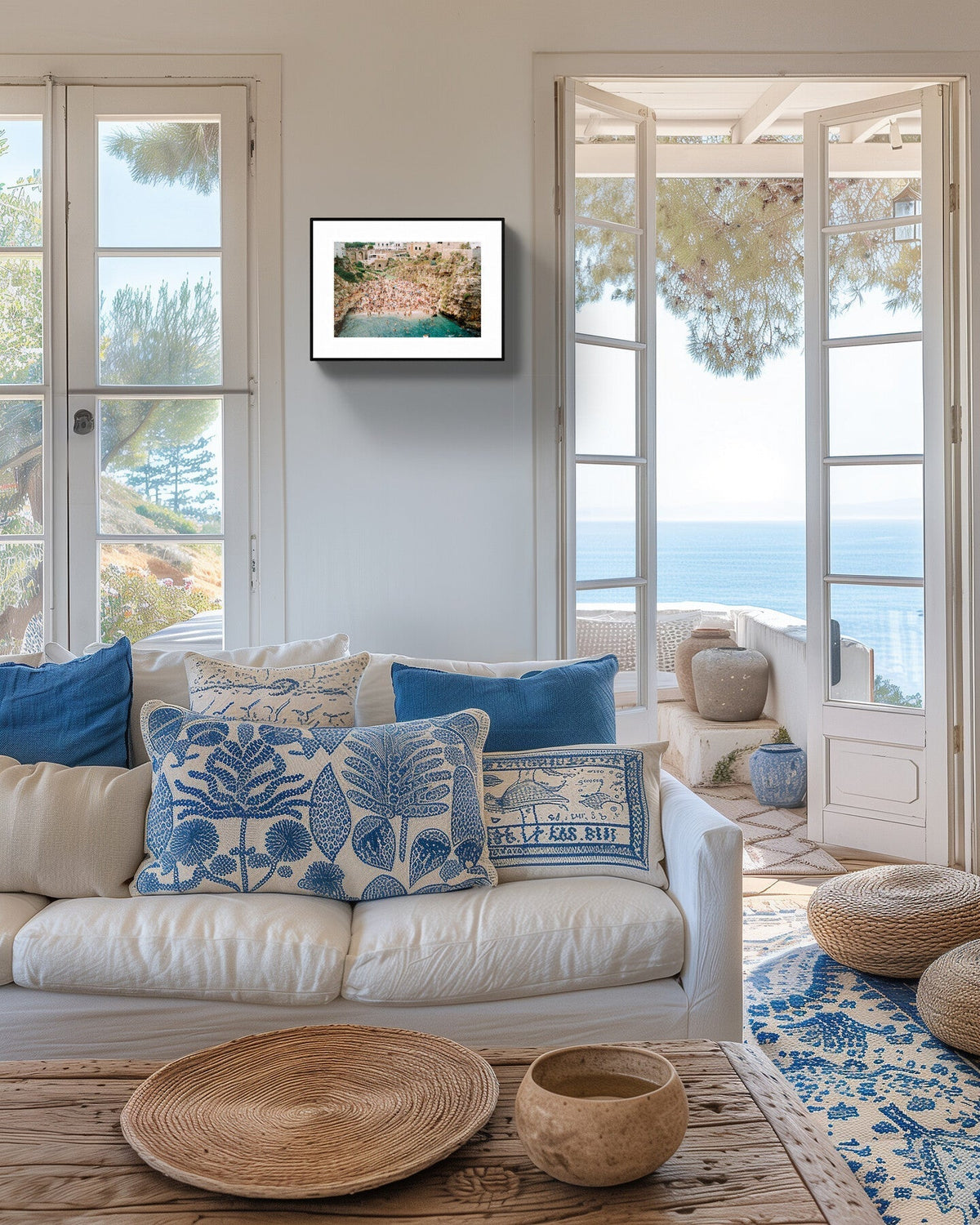 Polignano A Mare, Lama Monachile Beach Eco-Friendly Wall Art – Coastal Decor, Giclée Print Rue Paradis Prints