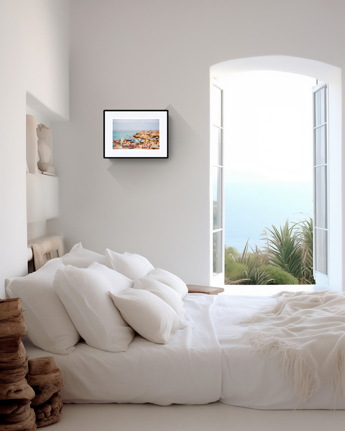Monopoli Beach Art Print – Archival Quality Film Photography Coastal Wall Art