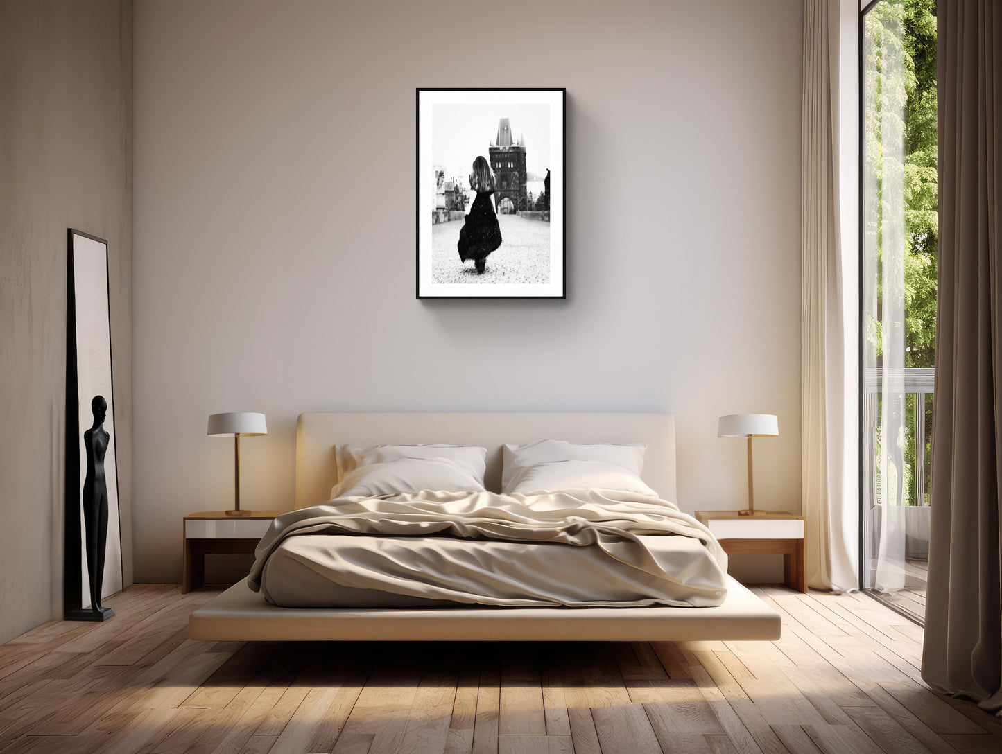 Feminine Wall Art | New Beginnings in Prague, Art Print | The Joyful Journey Series Rachel Vogeleisen Prints