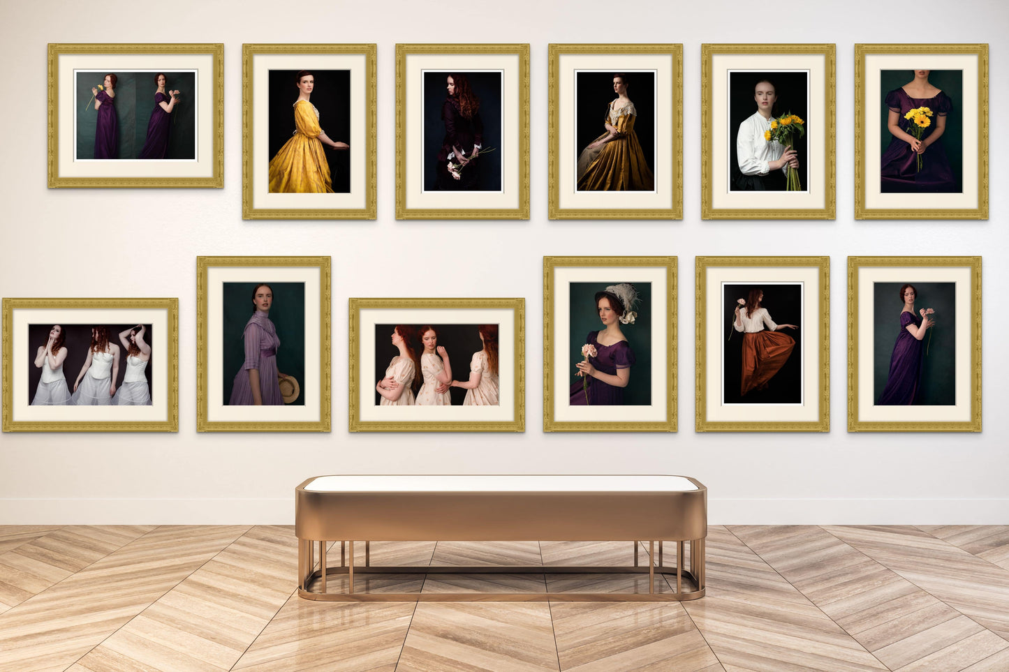 Feminine Art Prints - The Regency Stance, Wall Decor Rachel Vogeleisen Prints