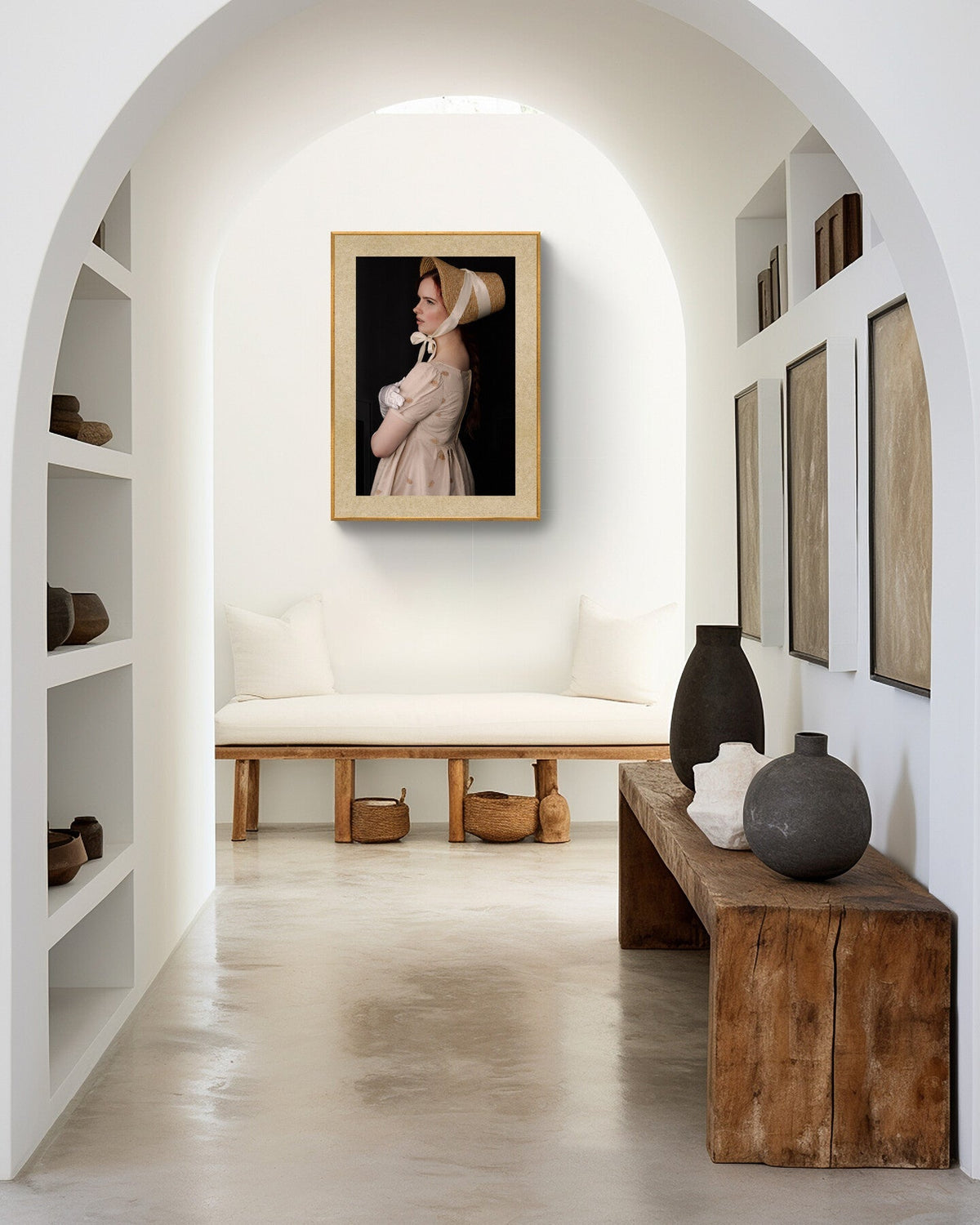Feminine Wall Art: Regency Portrait - Rebel with a stance Rachel Vogeleisen Prints