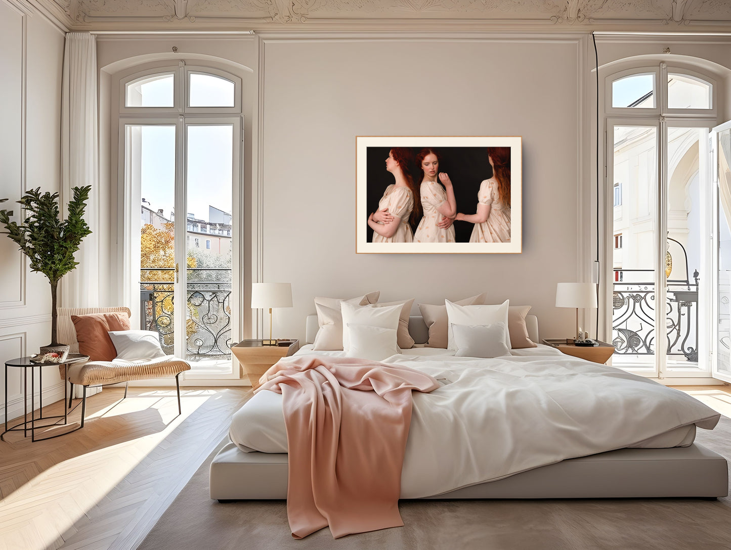 The Regency Stance presented on the wall 