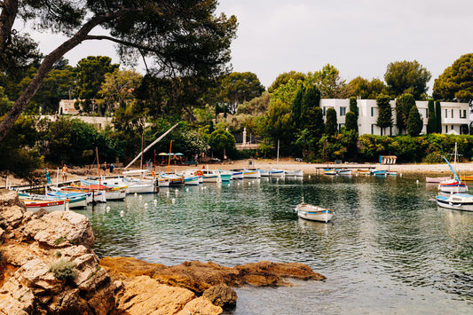French Riviera Print of Plage de l'Olivette in Antibes, fine art photography
