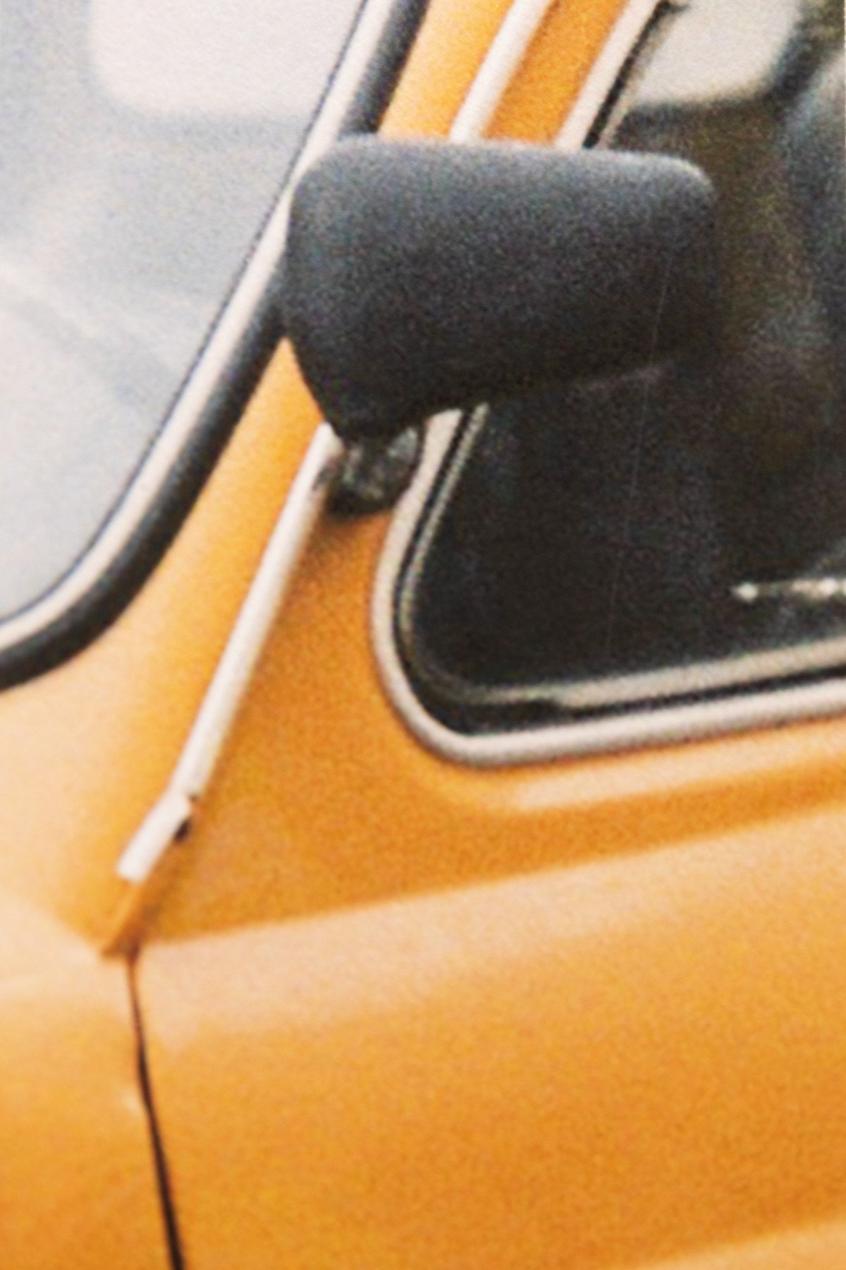Rome Fiat Cinquecento analogue photography print| Vintage Car Wall Art Poster