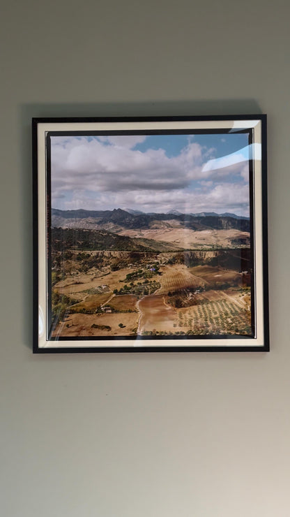 Ronda Spain Photography Print | Andalusia Landscape Wall Art | Square Format