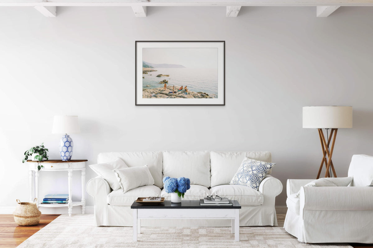 Summer Beach Fine art photography  Italian Riviera Coastal Wall art,  Mediterranean Home Decor, housewarming gift