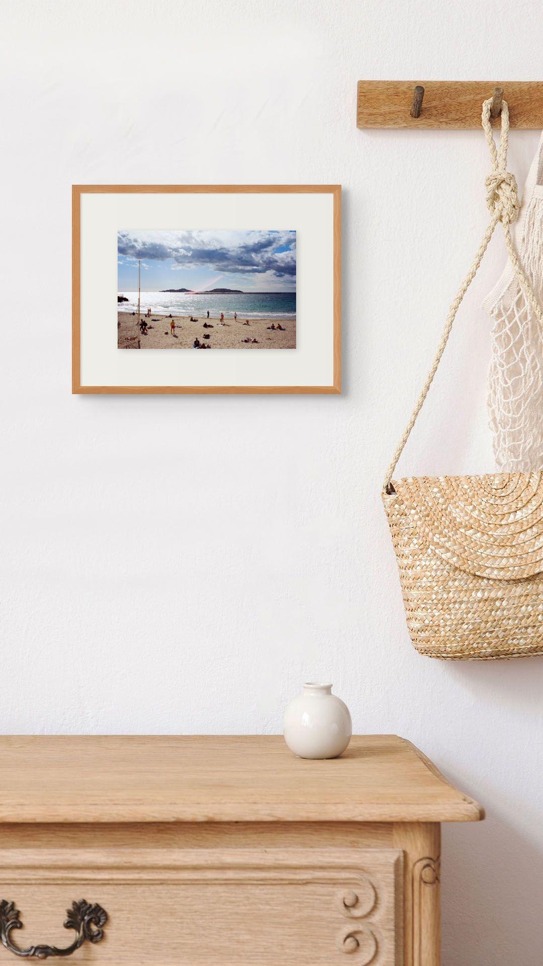 Marseille Plage des Catalans Fine art Photography |  Coastal Wall Art | Mediterranean Home decor | France travel photo