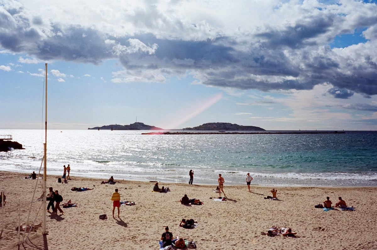 Marseille Plage des Catalans Fine art Photography |  Coastal Wall Art | Mediterranean Home decor | France travel photo