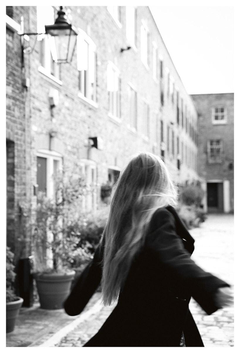 London fine art photography, Woman dancing on the street, Feminine Wall Art, Black and White Home Decor