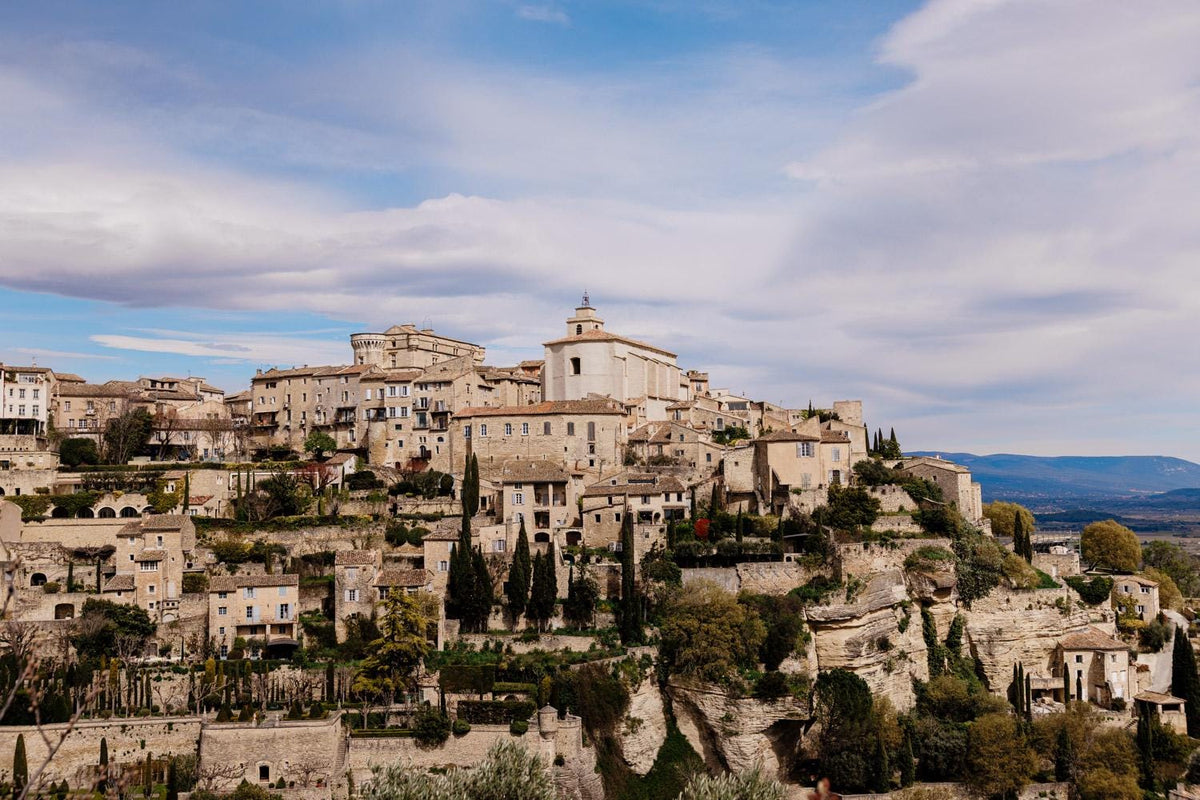 Gordes Provence Art Photography, Scenic Village Print for Home Decor