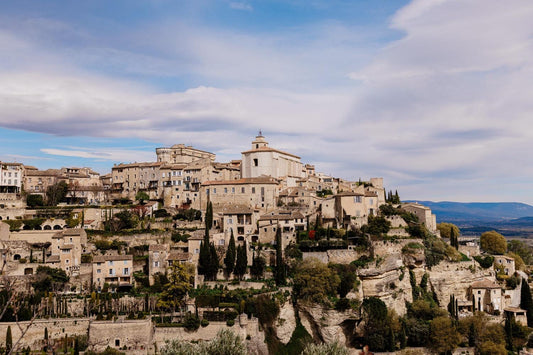 Gordes Provence Art Photography, Scenic Village Print for Home Decor