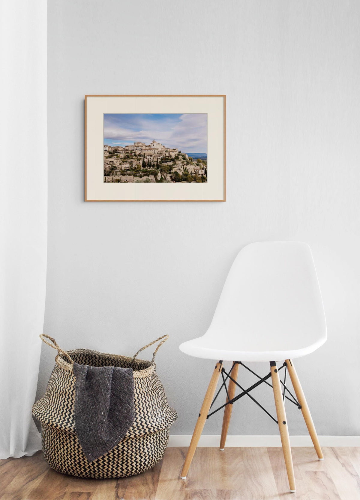 Gordes Provence Art Photography, Scenic Village Print for Home Decor