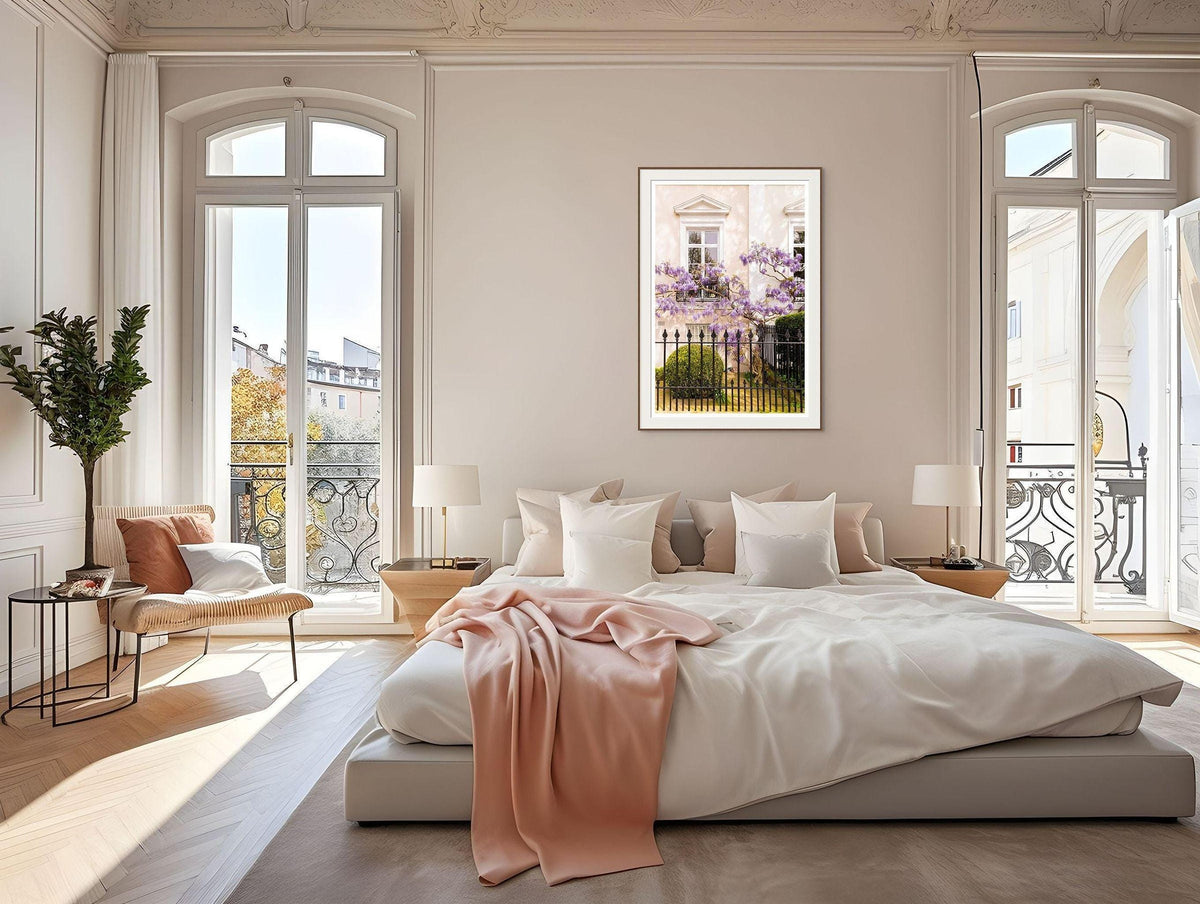 Wisteria Wall Art, London Townhouse Photography