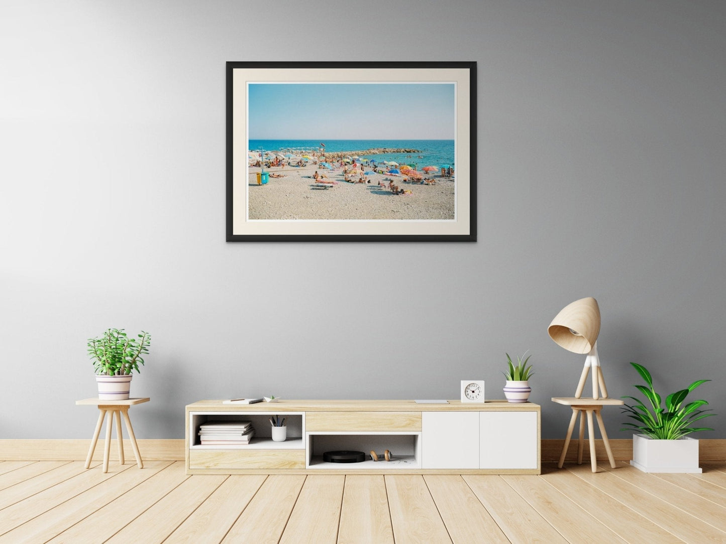 Italian Riviera Beach Wall Art, A Day At the Beach Rue Paradis Art Prints
