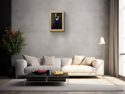A Spirited Woman Art Print, regency inspired wall art Rachel Vogeleisen Prints